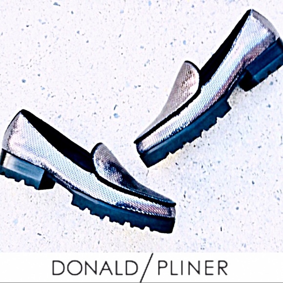 LAST 1 NWT DONALD PLINER Leather Loafers - Picture 4 of 7